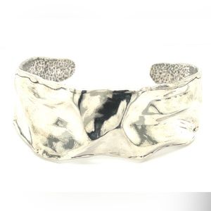 Sterling silver cuff bracelet